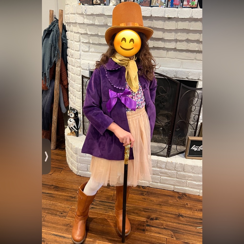 Girls Willy wonka costume